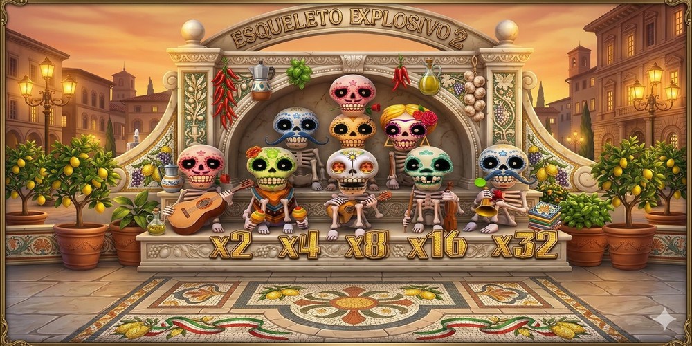 Esqueleto Explosivo 2 è una slot in cui i giocatori dall'Italia possono vincere